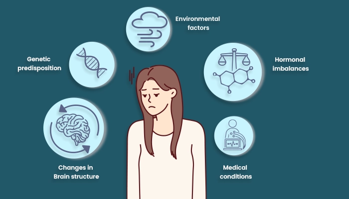 What are the main causes of Mood disorders