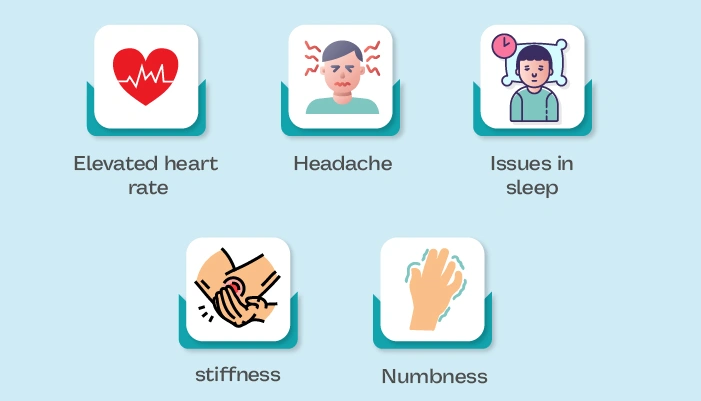 Physical symptoms are also common.