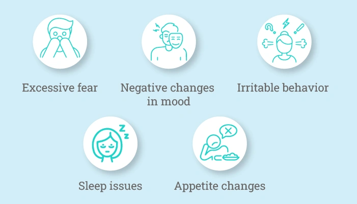 What are the major signs of poor brain and mental health